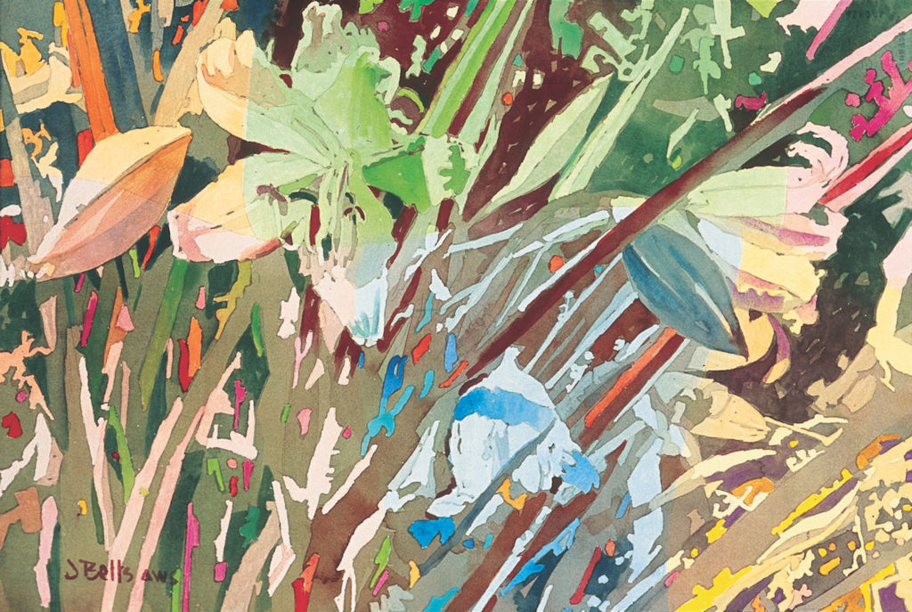 13. Stars and Stripes by Judi Betts | 25 watermedia paintings by 25 top artists