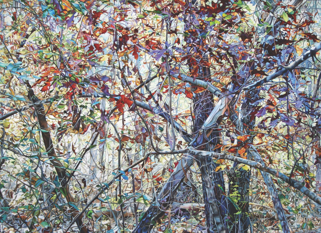 22. Bewitching Branches, Backwoods V by Christine Cozic | 25 watercolor paintings by 25 top artists
