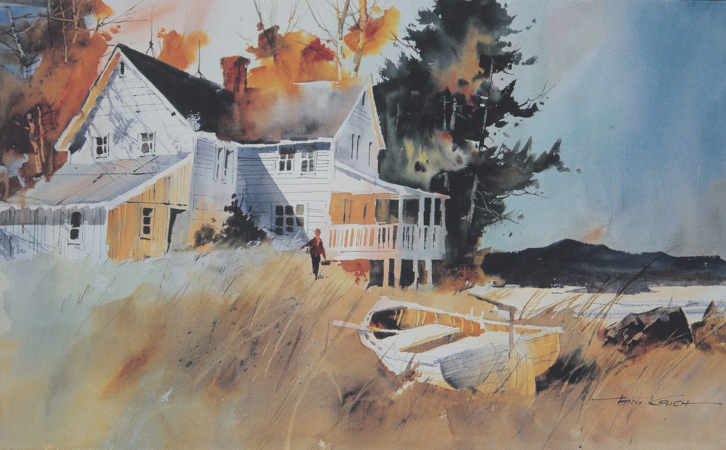 2. October Russet by Tony Couch | 25 watermedia paintings by 25 artists