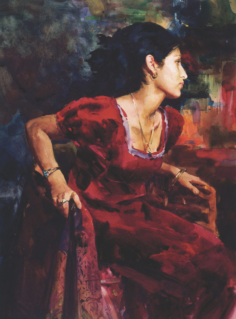 20. Michelle by Scott Burdick | 25 watermedia paintings by 25 top artists