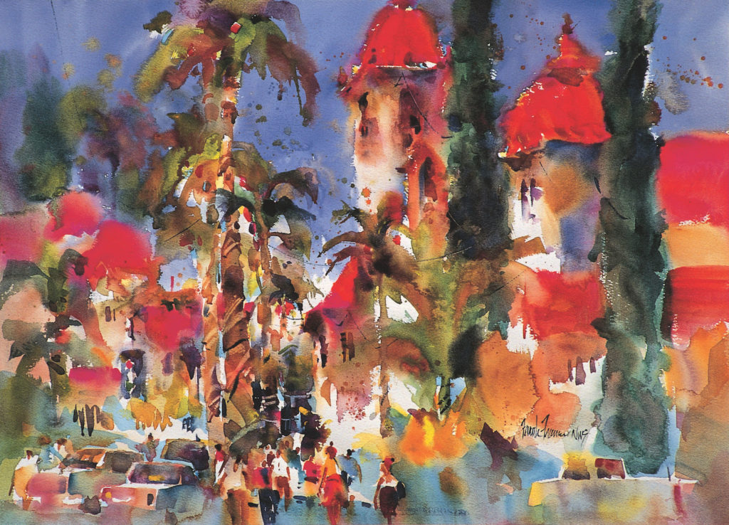 18. Mission District, Riverside by Frank Francese | 25 watermedia paintings by 25 top artists
