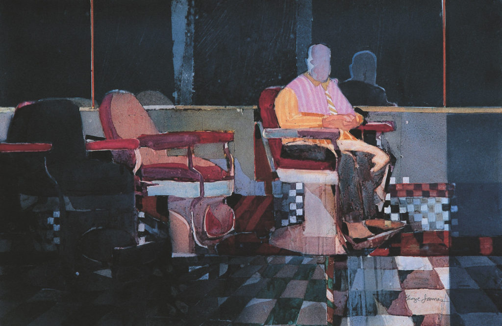19. In Shine Mirror by George James | 25 watermedia paintings by 25 top artists