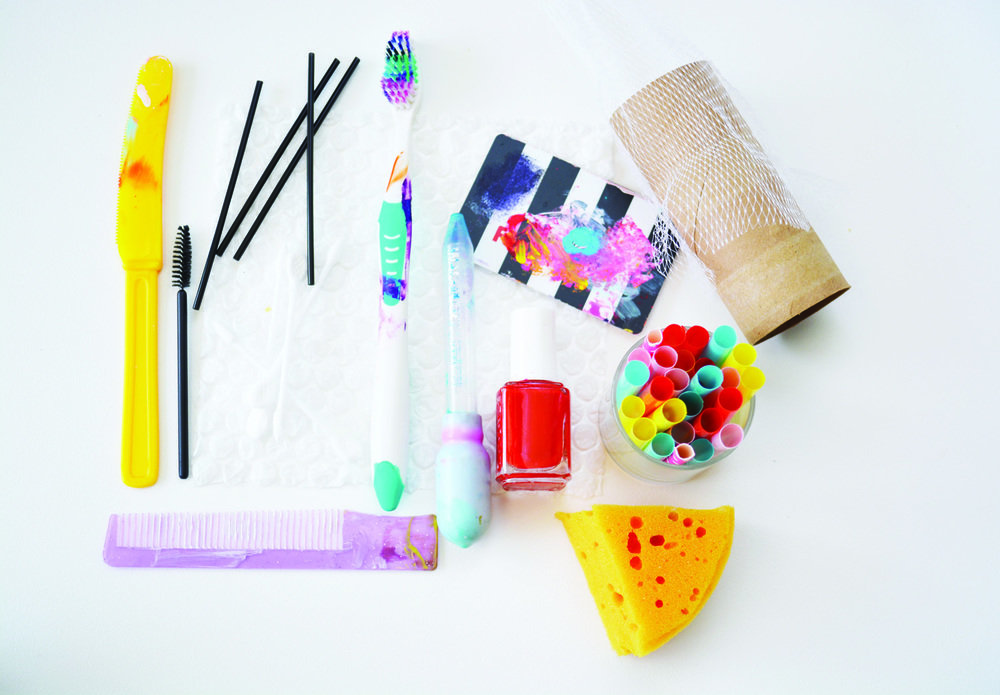 Common tools for mixed media--upcycled tools