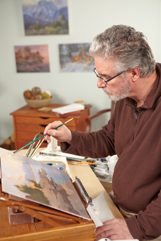 Johannes Vloothuis, oil painting tips, oil painting landscapes, painting tips, ARN, ATV